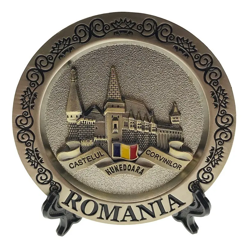 Castelul corvinilor, ornament metalic cu suport, model 1010h